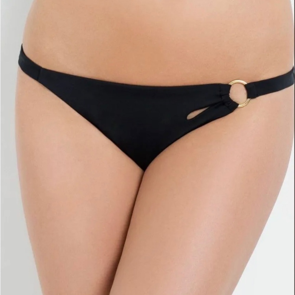 L’agent By Agent Provocateur Adrina Black Bikini Bottom Size XSmall New